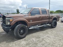 Salvage cars for sale at Miami, FL auction: 2012 Ford F250 Super Duty