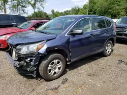 Salvage cars for sale at New Britain, CT auction: 2013 Honda CR-V LX