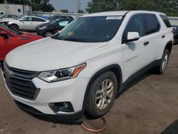 Salvage cars for sale from Copart Moraine, OH: 2019 Chevrolet Traverse LT