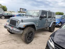 Jeep Wrangler Unlimited Sahara salvage cars for sale: 2014 Jeep Wrangler Unlimited Sahara