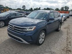 Salvage cars for sale at Bridgeton, MO auction: 2021 Volkswagen Atlas SE