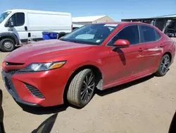 Salvage cars for sale at Brighton, CO auction: 2020 Toyota Camry SE