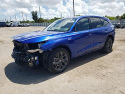 Salvage cars for sale at Miami, FL auction: 2022 Acura MDX A-Spec