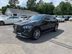 Salvage cars for sale at North Billerica, MA auction: 2021 Mercedes-Benz GLE Coupe AMG 53 4matic