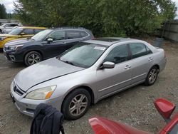 Honda salvage cars for sale: 2007 Honda Accord EX