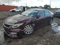 Salvage cars for sale from Copart Homestead, FL: 2019 KIA Optima EX