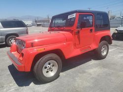 Salvage cars for sale at Sun Valley, CA auction: 1993 Jeep Wrangler / YJ Renegade