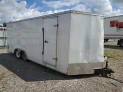 Salvage trucks for sale at Leroy, NY auction: 2019 Haulmark Trailer