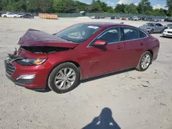 Chevrolet salvage cars for sale: 2019 Chevrolet Malibu LT