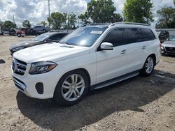 Mercedes-Benz gls-Class salvage cars for sale: 2017 Mercedes-Benz GLS 450 4matic