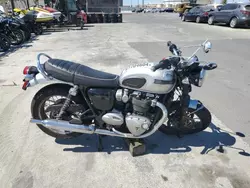 Salvage cars for sale from Copart Wilmington, CA: 2018 Triumph Bonneville T120