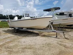 Salvage boats for sale at Theodore, AL auction: 1987 Mako BOAT&TRLR