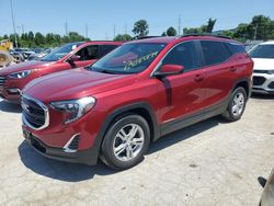 Salvage cars for sale at Bridgeton, MO auction: 2021 GMC Terrain SLE