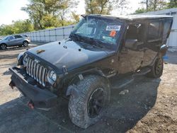 Salvage cars for sale at West Mifflin, PA auction: 2016 Jeep Wrangler Unlimited Sahara