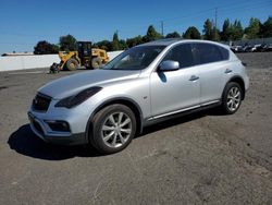 Salvage cars for sale at Portland, OR auction: 2017 Infiniti QX50