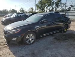 Salvage cars for sale at Riverview, FL auction: 2015 KIA Optima Hybrid