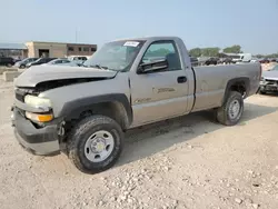 Salvage trucks for sale at Kansas City, KS auction: 2002 Chevrolet Silverado K2500 Heavy Duty