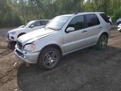 Salvage cars for sale at Cookstown, ON auction: 2002 Mercedes-Benz ML 500