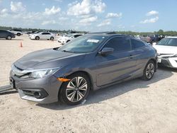 Salvage cars for sale at Houston, TX auction: 2016 Honda Civic EX