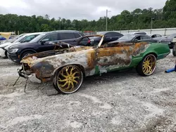 Salvage cars for sale at Ellenwood, GA auction: 1972 Oldsmobile Cutlass