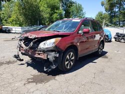 Salvage cars for sale at Portland, OR auction: 2017 Subaru Forester 2.5I Premium