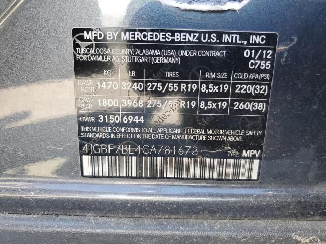 2012 Mercedes-Benz GL 450 4matic