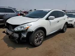 Salvage cars for sale at Brighton, CO auction: 2017 Nissan Murano S