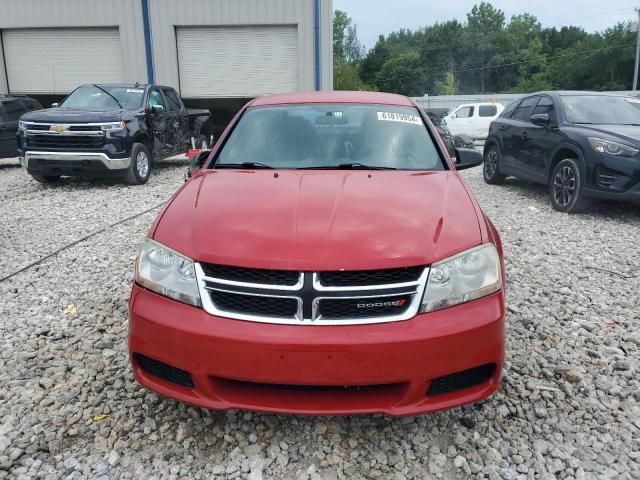 2012 Dodge Avenger SE