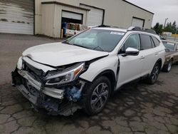 Salvage cars for sale at Woodburn, OR auction: 2020 Subaru Outback Touring