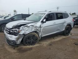 Salvage cars for sale at Dyer, IN auction: 2019 Volkswagen Atlas SEL Premium