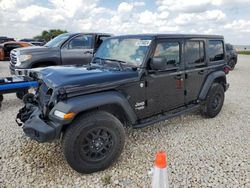 Jeep salvage cars for sale: 2019 Jeep Wrangler Unlimited Sport