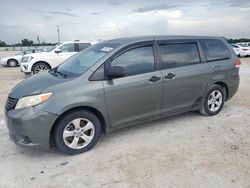 Salvage cars for sale at Arcadia, FL auction: 2013 Toyota Sienna