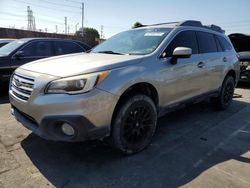 Subaru salvage cars for sale: 2015 Subaru Outback 2.5I Premium