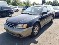 Salvage cars for sale at Portland, OR auction: 2002 Subaru Legacy Outback