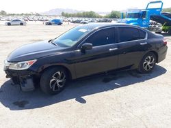 Salvage cars for sale at Las Vegas, NV auction: 2017 Honda Accord LX