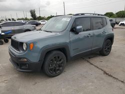 Salvage cars for sale at Miami, FL auction: 2018 Jeep Renegade Latitude