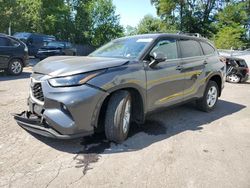 Salvage cars for sale at Portland, OR auction: 2022 Toyota Highlander Hybrid LE