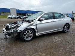 Salvage cars for sale at Woodhaven, MI auction: 2015 Honda Accord LX