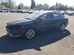 Salvage cars for sale at Portland, OR auction: 2015 Chrysler 200 C