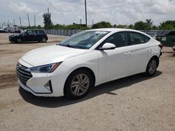 Salvage cars for sale at Miami, FL auction: 2020 Hyundai Elantra SEL