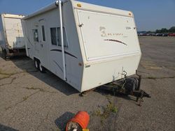 Salvage trucks for sale at Woodhaven, MI auction: 2002 Jayco Kiwi