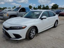 Salvage cars for sale at Bridgeton, MO auction: 2024 Honda Civic LX