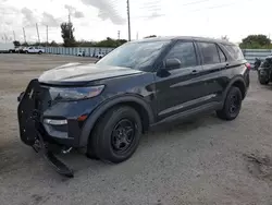 Ford salvage cars for sale: 2020 Ford Explorer Police Interceptor