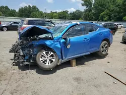 Nissan salvage cars for sale: 2020 Nissan Sentra SV