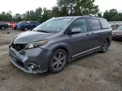 Toyota Sienna salvage cars for sale: 2011 Toyota Sienna Sport