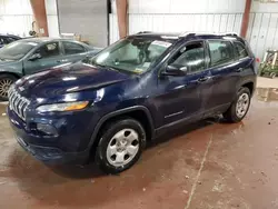 Salvage cars for sale at Lansing, MI auction: 2014 Jeep Cherokee Sport