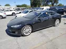 Salvage cars for sale at Sacramento, CA auction: 2013 Tesla Model S