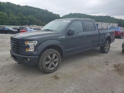 Salvage cars for sale from Copart Ellwood City, PA: 2016 Ford F150 Supercrew