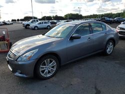 Salvage cars for sale from Copart East Granby, CT: 2012 Infiniti G25