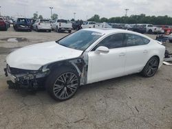 Salvage cars for sale from Copart Indianapolis, IN: 2018 Audi A7 Premium Plus